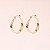 0004-11-000141 ARGOLA BANHO DOURADO - Imagem 1