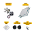 Kit Churrasqueira Gourmet 90x60 – Coifa, Grill Suspenso e Braseiro - Imagem 6