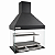 Kit Churrasqueira Gourmet 90x60 com Coifa, Grill Suspenso e Braseiro - Imagem 3