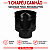 Chapéu Canhão Galvanizado 8" Eletrostática Preto – ArtMill - Imagem 1