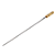 Kit 6 Espetos Inox para Churrasco Cabo Madeira (3 Duplos + 3 Espada) - Imagem 11