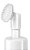 Frasco pump espumador com massageador de silicone (100 ml) - Imagem 2