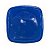 Prato Quadrado 15cm Azul descartável c/ 10 unids - Trik Trik (Biodegradável) - Imagem 1