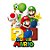 Painel Decorativo Super Mario c/ 04 laminas para montar - Imagem 1