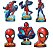 Decoração de mesa Homem Aranha - Spider Man Animação c/ 06 unids - Regina - Imagem 1