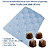 BWB Forma para Chocolate Mini Trufa(3 Partes Grande"01 Silicone" 18 cav)  cod 3506 SP 813 - Imagem 1