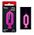 Vela de Aniversário Glitter Neon Pink n° 0  (Brilha na luz negra) - Regina - Imagem 1