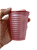 Copo Rosa Perolado 200ml c/ 50 unids descartável - Bello Festas - Imagem 2