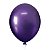 Balão Latex "5" Alumínio c/ 25 unids Violeta - Happy Day - Imagem 1