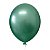 Balão Latex "5" Alumínio c/ 25 unids Verde - Happy Day - Imagem 1