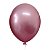 Balão Latex "5" Alumínio c/ 25 unids Pink - Happy Day - Imagem 1