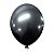 Balão Latex "5" Alumínio c/ 25 unids Onix - Happy Day - Imagem 1