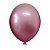 Balão Latex "9" Alumínio c/ 25 unids Pink - Happy Day - Imagem 1