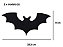 Kit Paineis Morcegos Silhueta Halloween c/ 6 unids E.V.A - Piffer - Imagem 7