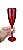 Kit Taça de Champagne 180ml Vermelho Transparente c/ 04 unids - LSC Toys - Imagem 2