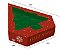 Kit Caixa c/ Visor Árvore (12 doces) C3281 c/ 05 unids Feliz Natal - Ideia Embalagens - Imagem 1
