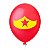 Balão Latex "11" Wonder Vermelho ( Mulher Maravilha) c/ 25 unids - Happy Day - Imagem 1