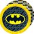 Prato Batman Heroi 18cm c/ 08 unids Papel - Festcolor - Imagem 1