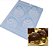 Forma para chocolate Trufa Mousse cod 10100 (3 Partes "01 silicone") - BWB Embalagens - Imagem 1