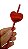 Canudo de Papel Coração Vermelho c/ 08 unids - Wei - Imagem 2
