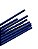 Canudo de Papel Azul Escuro c/ 12 unids - Yoss - Imagem 1