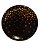 Prato de Papel Preto Poá Dourado 18cm c/ 10 unids - Yoss - Imagem 1