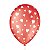 Balão 9" Coração Vermelho Quente c/ 25 unds - São Roque - Imagem 1
