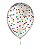 Balão 9" Transparente com estampa confetti c/ 25 unds - São Roque - Imagem 1