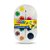 Tinta Aquarela em pastilha c/ 12 cores e 01 pincel Escolar - Acrilex - Imagem 1