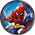 Prato Homem Aranha Spider Man Animação c/ 12 unids - Regina - Imagem 3