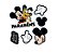 Decoração de Bolo Patrulha Mickey Mouse Topo de bolo c/ 06 unids - Regina - Imagem 2