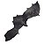 Morcego 32cm Plástico maleável Halloween - Brasilflex - Imagem 1