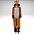 Kigurumi Pijama Macacão - Raposa - Imagem 1