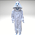 Kigurumi Pijama Macacão - Gato Branco - Imagem 1