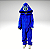 Kigurumi Pijama Macacão  - Arara Azul - Imagem 1