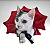 Kigurumi Pet - Capa Vampiro Vermelha - Imagem 1
