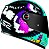 LS2 CAPACETE FF358 BULLET BLACK/BLUE tamanho 58/M - Imagem 2