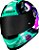 LS2 CAPACETE FF358 BULLET BLACK/BLUE tamanho 60 - Imagem 5