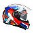 CAPACETE A118 SV FUSION ARTICULADO VERMELHO-AZUL 58 - Imagem 3