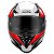 CAPACETE ULTRA SV FLAG VERMELHO-BRANCO 56 - Imagem 3