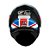CAPACETE ULTRA SV UK AZUL-VERMELHO BRILHANTE  60 - Imagem 5