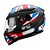 CAPACETE ULTRA SV UK AZUL-VERMELHO BRILHANTE  60 - Imagem 1