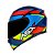 CAPACETE ASX EAGLE FAST FOSCO AZUL/VERMELHO/AZUL - Imagem 1