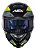 CAPACETE ASX EAGLE FAST FOSCO PRETO/AMARELO/CINZA - Imagem 11