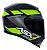 CAPACETE ASX EAGLE FAST FOSCO PRETO/AMARELO/CINZA - Imagem 4
