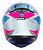 CAPACETE ASX EAGLE FAST BRILHO BRANCO/ROSA/AZUL - Imagem 7