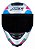 CAPACETE ASX EAGLE FAST BRILHO BRANCO/ROSA/AZUL - Imagem 6