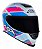 CAPACETE ASX EAGLE FAST BRILHO BRANCO/ROSA/AZUL - Imagem 2