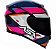 CAPACETE ASX EAGLE FAST BRILHO PRETO/ROSA/BRANCO - Imagem 2