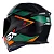 CAPACETE ASX EAGLE FAST BRILHO PRETO/VERDE/GRAFITE - Imagem 5
